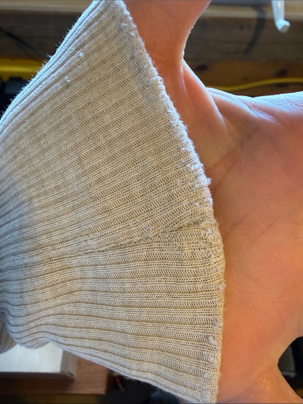 Wilfred Cream Open-Front Shawl Collar Cardigan - Picture 7 of 8